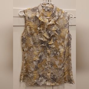 Tahari sleeveless blouse